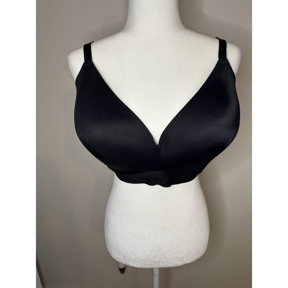 PINK Victoria’s Secret Wear Everywhere Lightly Lined Bra Black 40DDD #1237 - Picture 1 of 7